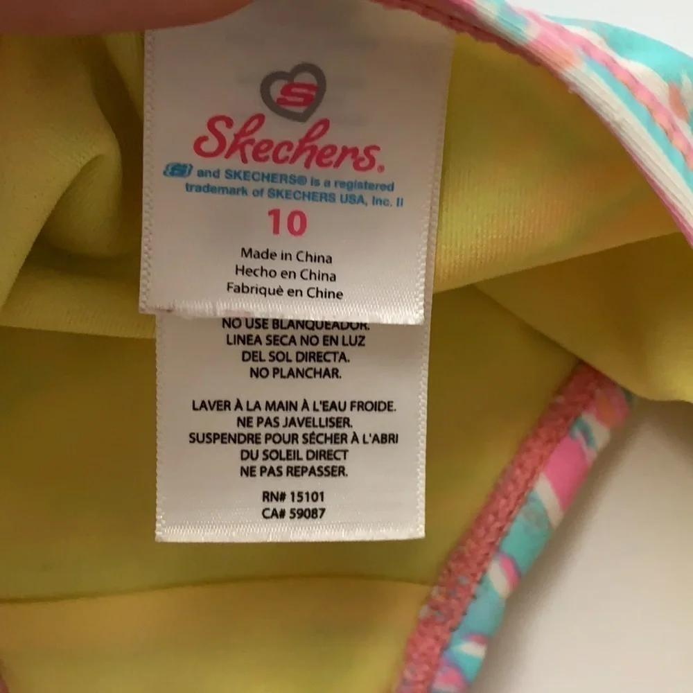 Sketchers Girls Swim Set Top & Bottom